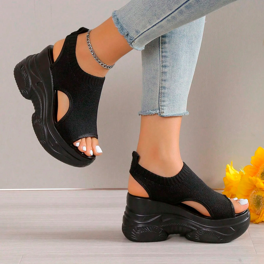Jaliyah Orthopedic Platform Sandals