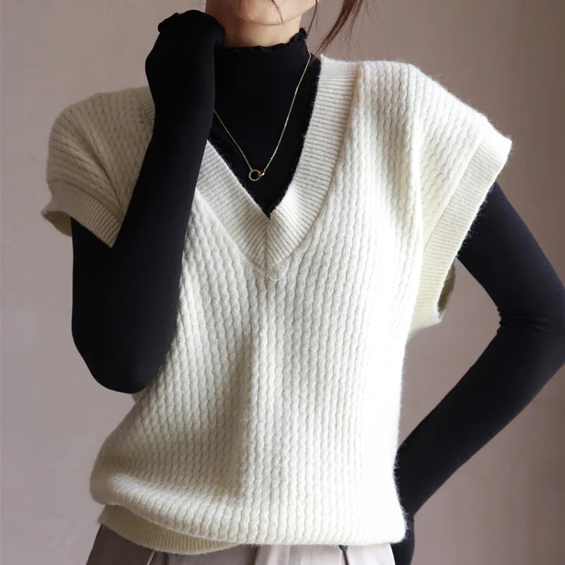 Laurel Lettuce Edge Knit Top