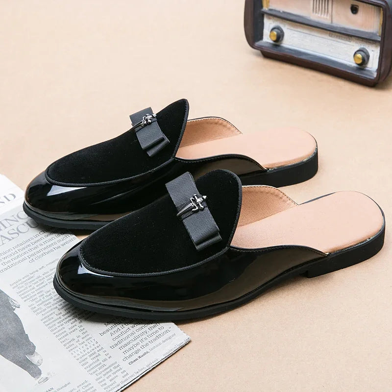 Bennett Comfortable Leather Mule Loafers