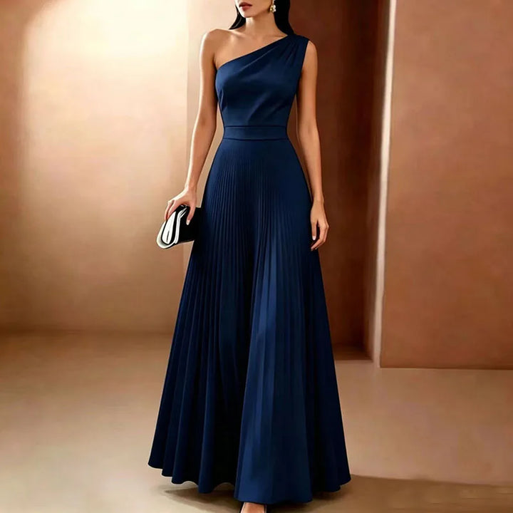Genevieve One Shoulder Maxi Dress