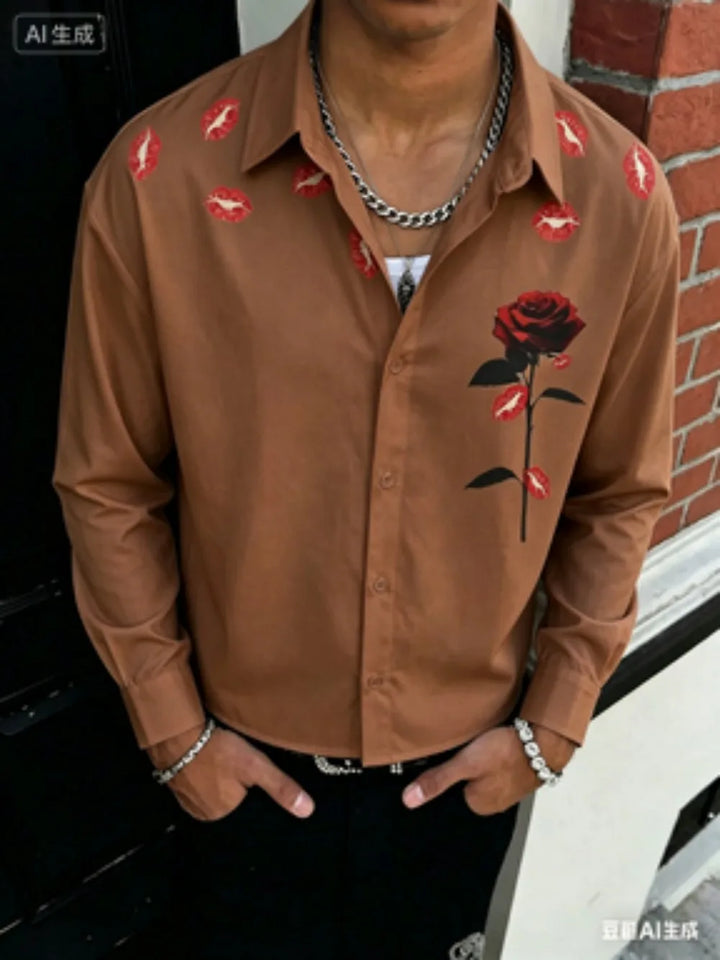 Hudson Graphic Button Front Shirt