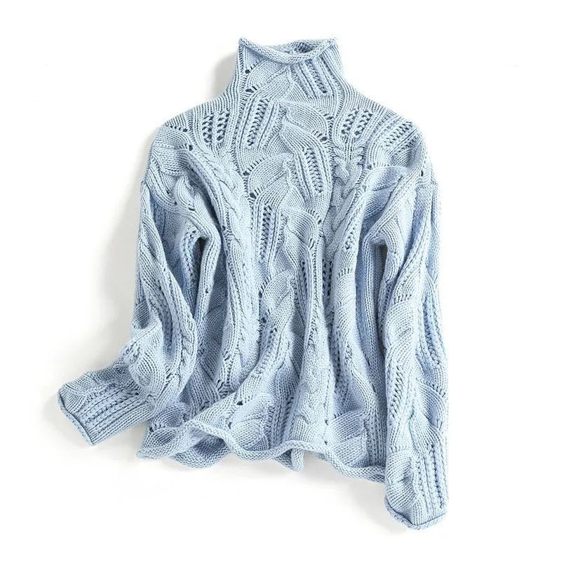 Sabine Openwork Cable Sweater