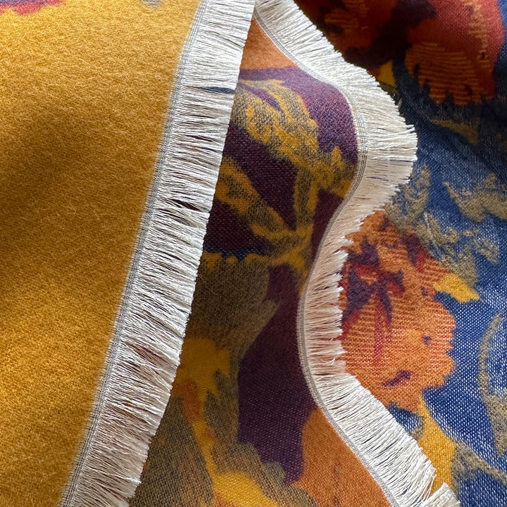 Elowen Warm Floral Cashmere Shawl