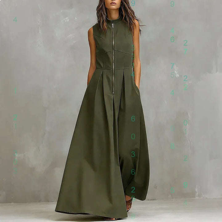 Jazzlyn Elegant Pocket Zip Jumpsuit