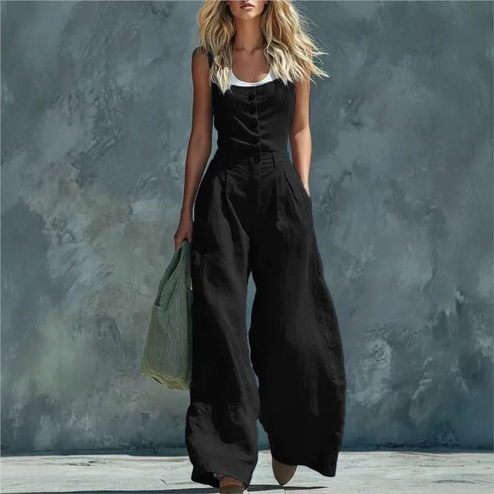 Matilda Wide Leg Pocket Jumpsuit