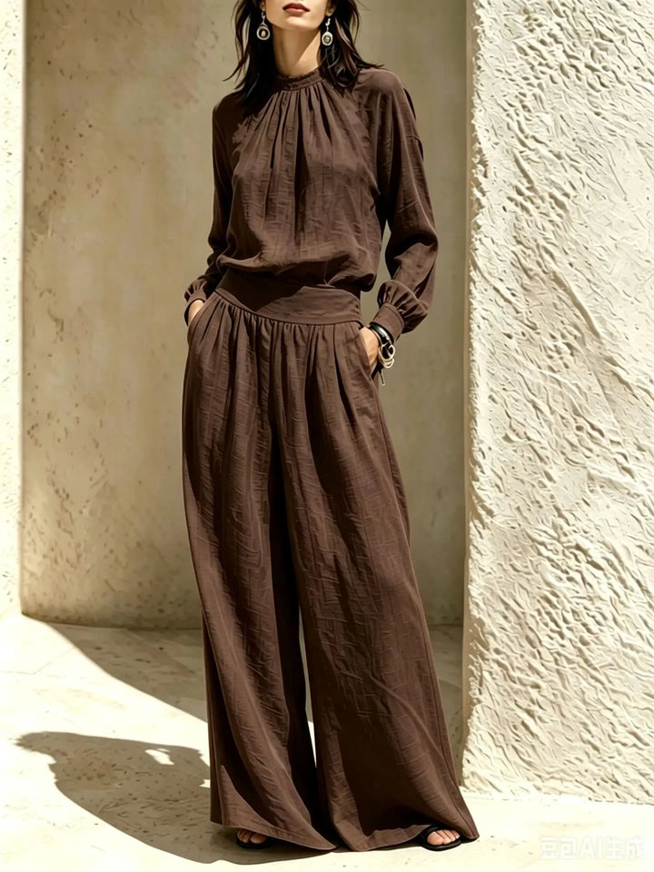 Arabella Lantern Sleeve Trouser Set