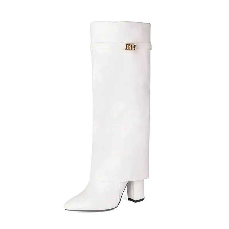 Monroe Square Heel Knee Boots