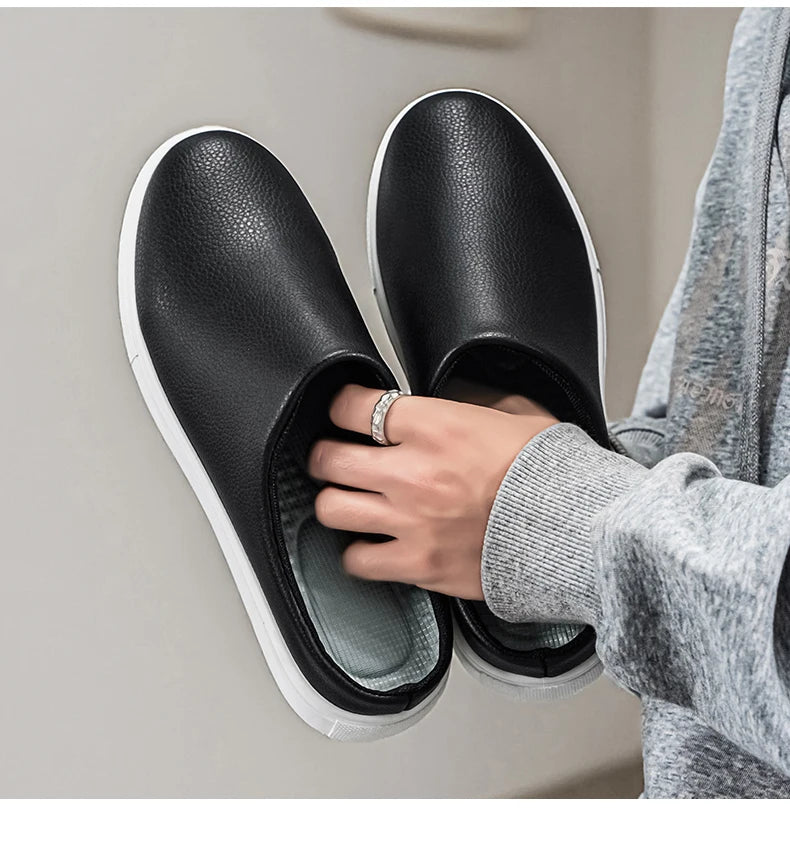 Grayson Leather Work Clogs