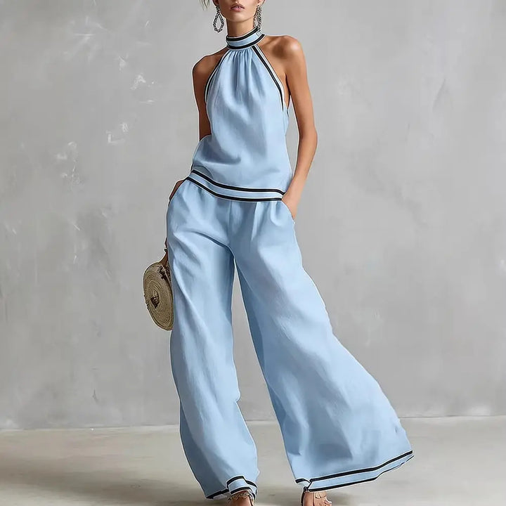 Pamela Halter Neck Matching Set