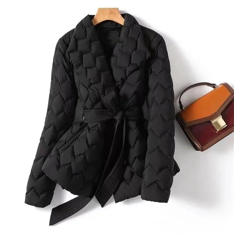 Noelle Quilted Lapel Jacket
