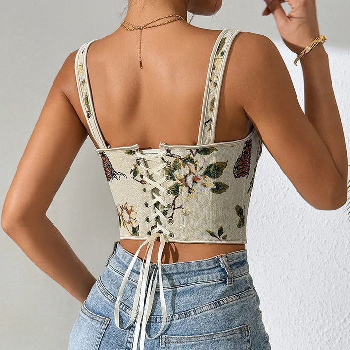 Marlowe Floral Corset Top