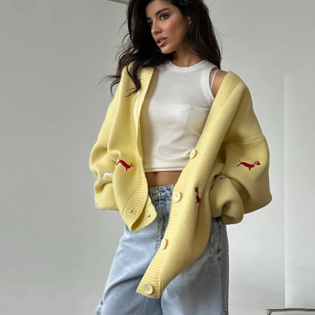 Louisa Oversized Button Cardigan