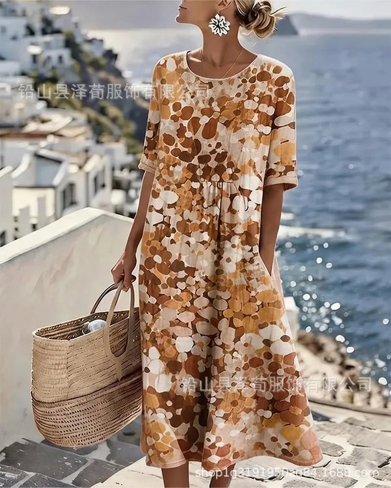 Arabella Boho Floral Maxi Dress