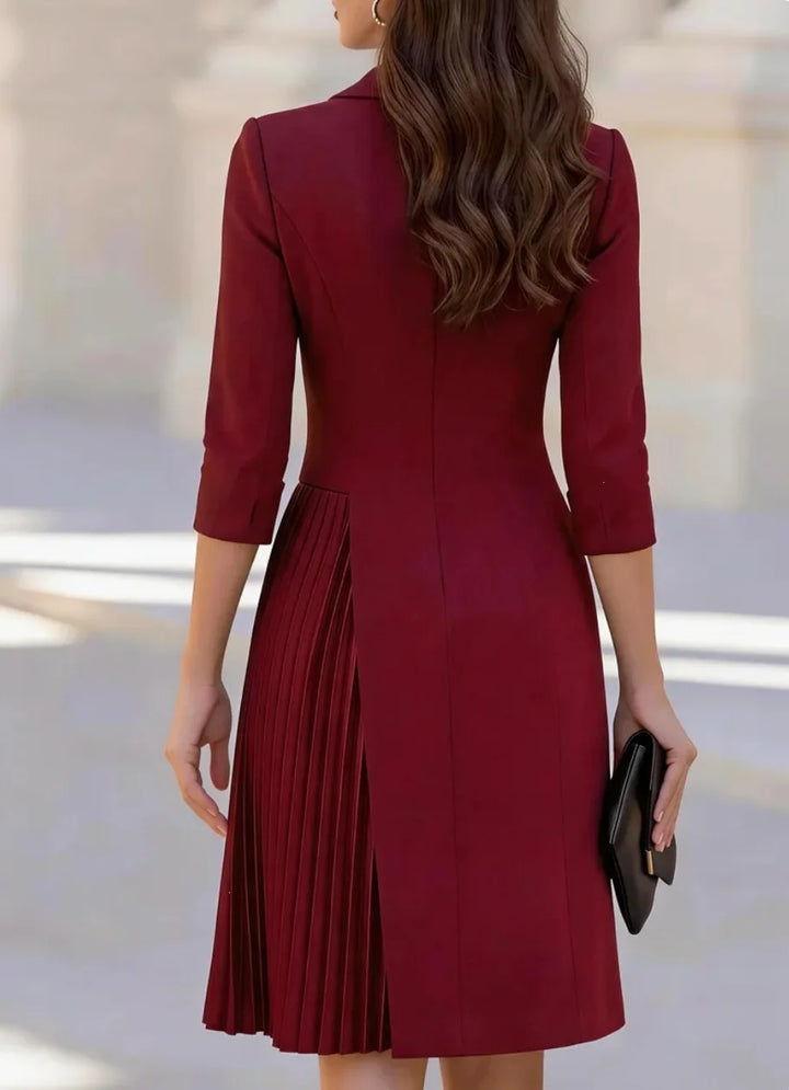 Helena Pleated Blazer Dress