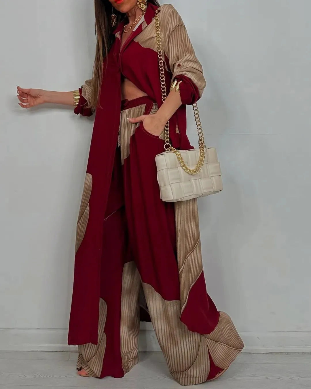 Kristen Long Sleeve Boho Matching Set