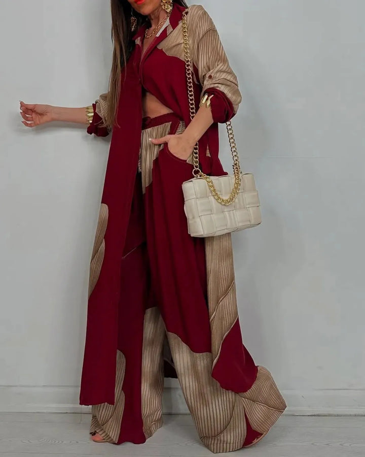 Kristen Long Sleeve Boho Matching Set