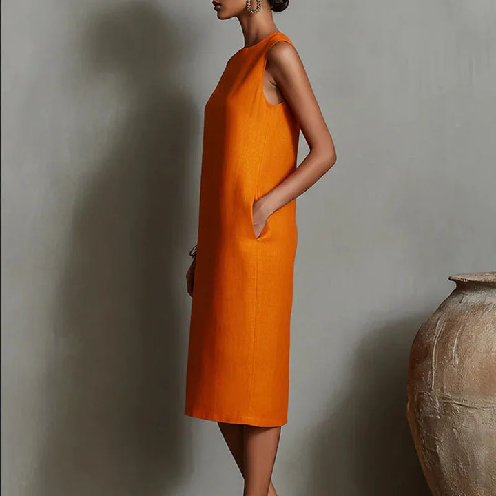 Elodie Casual Relaxed Midi Dress