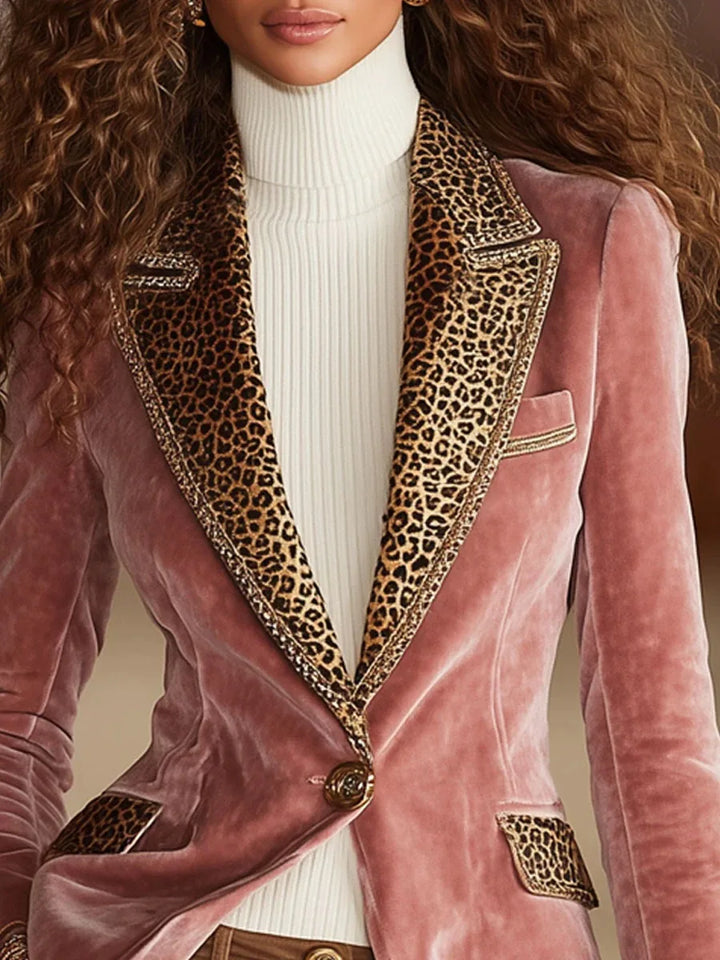 Ainsley Tailored Velvet Blazer