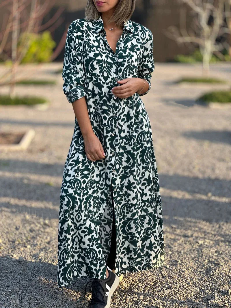 Fiora Relaxed Bohemian Maxi Dress