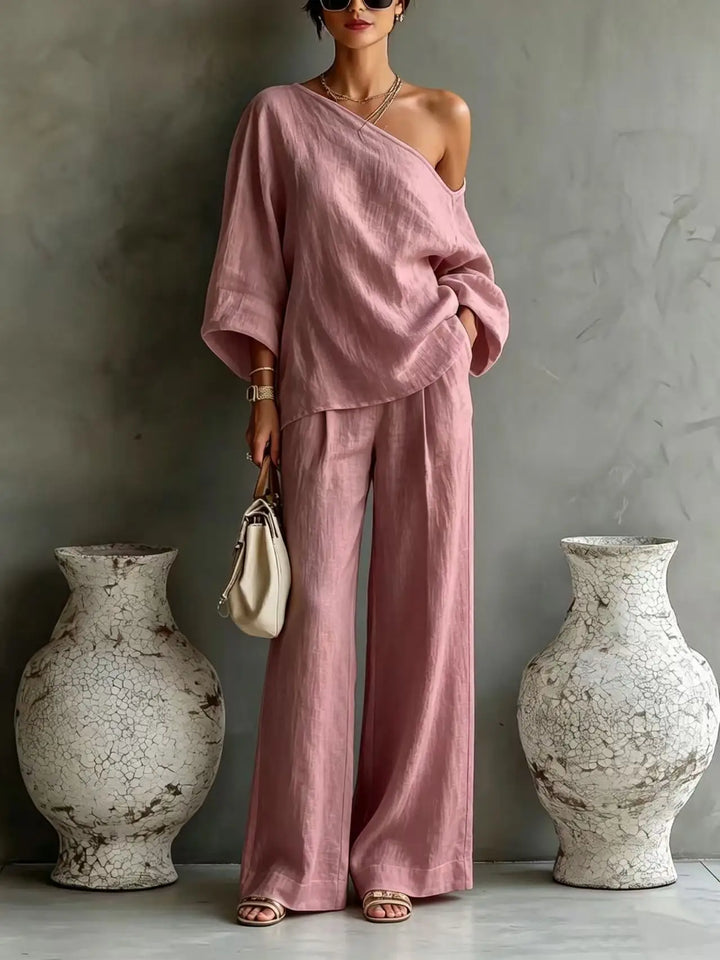 Thea One Shoulder Matching Set