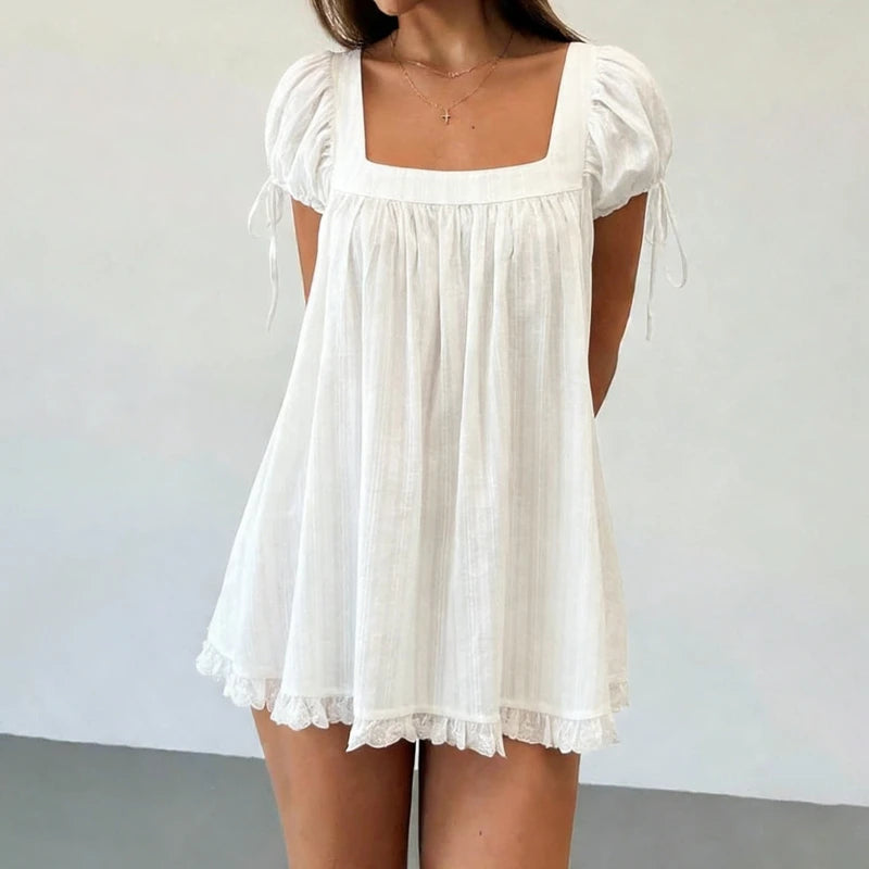 Viviana Square Neck Mini Dress