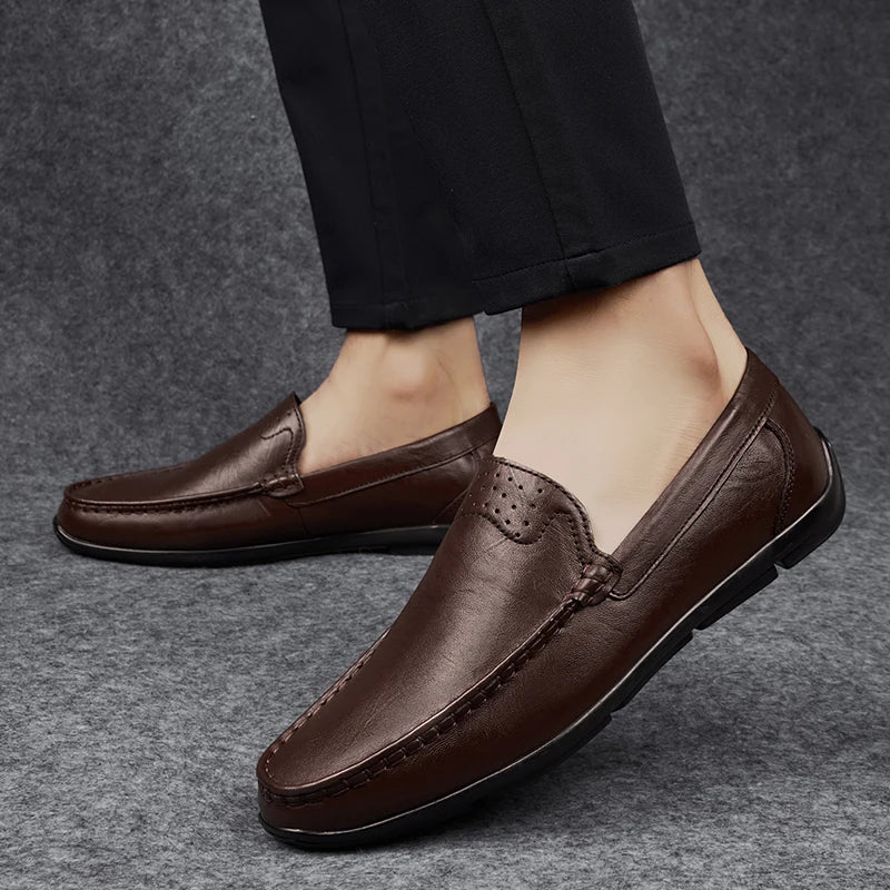 Mexican Classic Leather Loafers