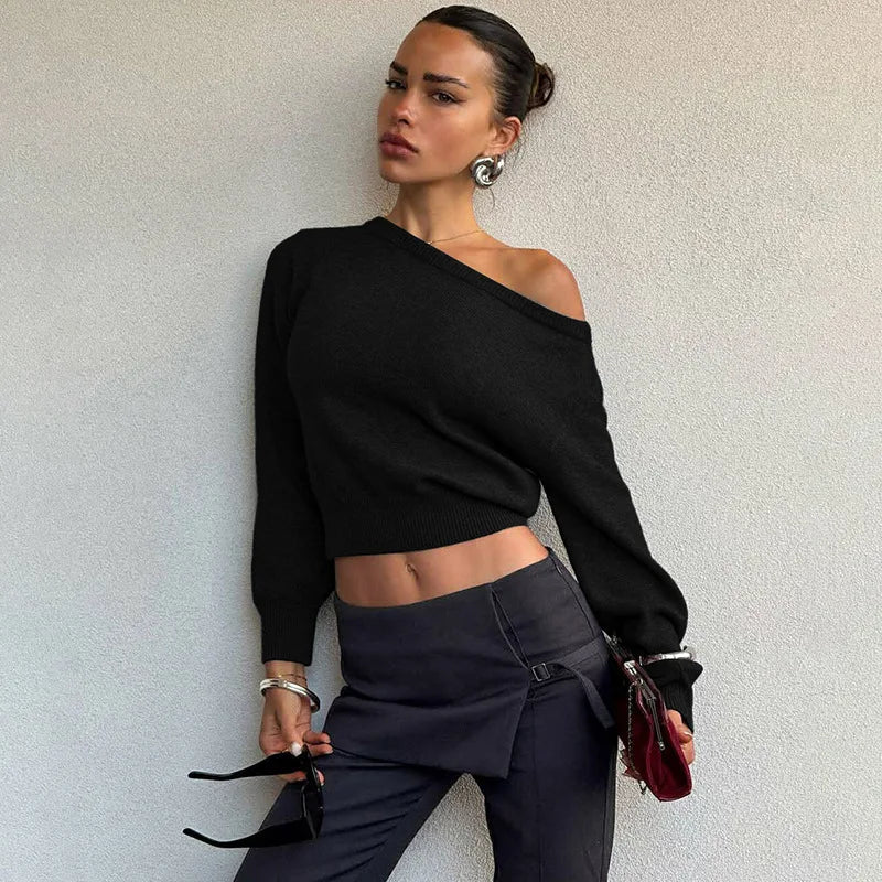 Livia Soft Comfort Off Shoulder Sweater