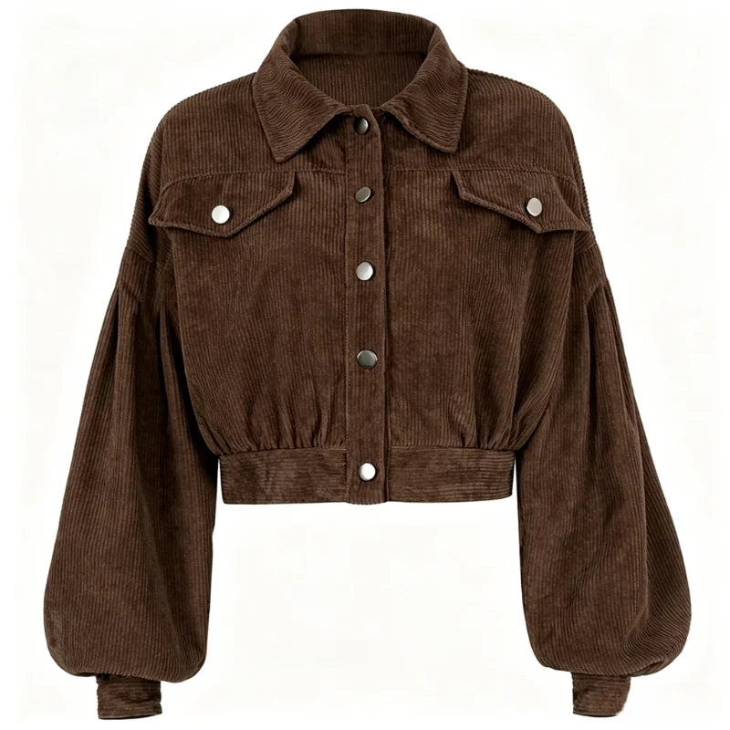 Verena Corduroy Crop Jacket