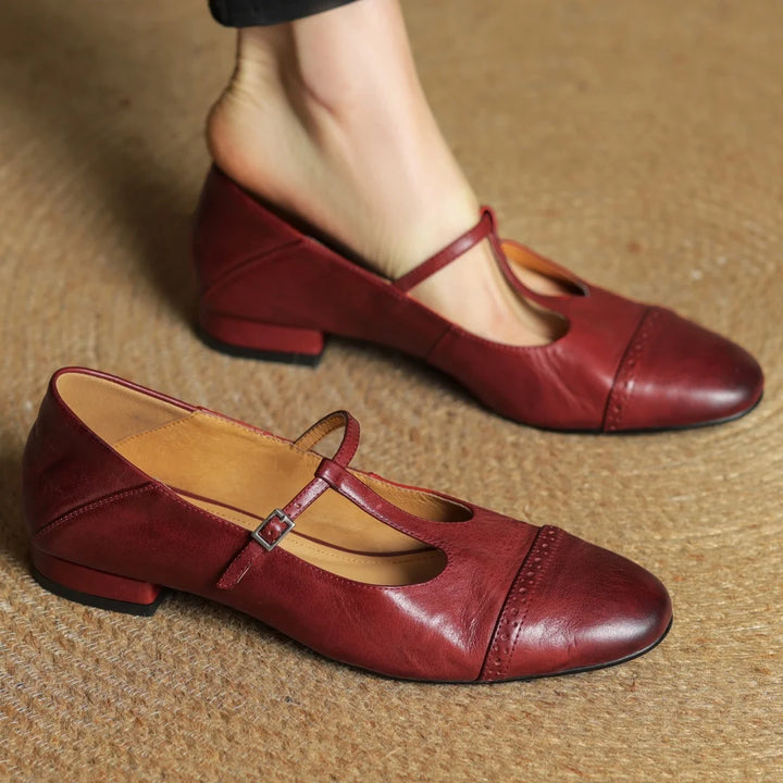 Vivienne Genuine Leather Flats