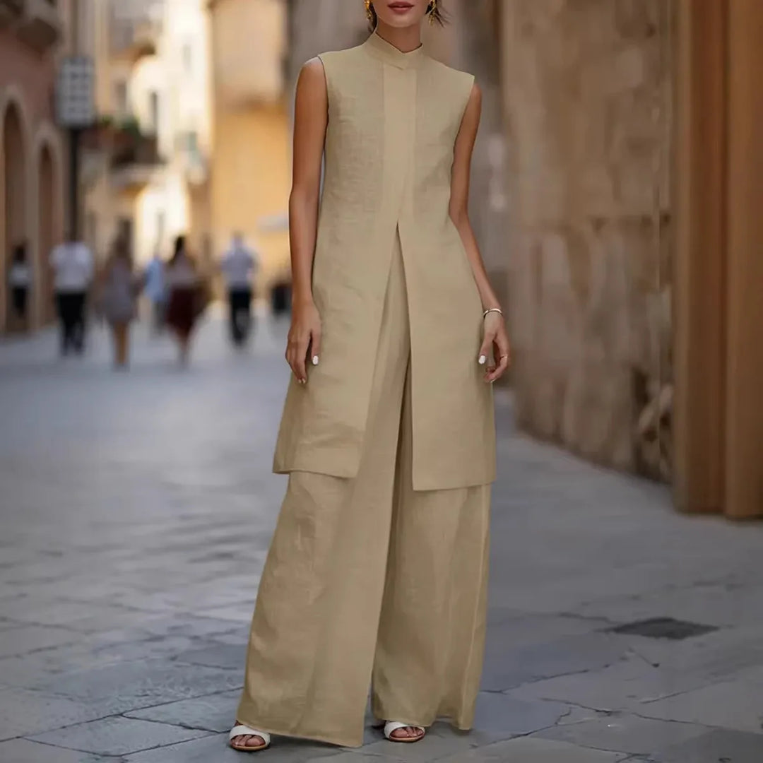 Aveline Sophisticated Wide Leg Set