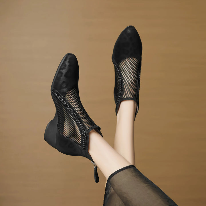 Daphne Leather Ankle Boots