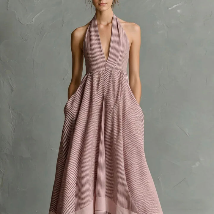 Celeste Halter Maxi Dress