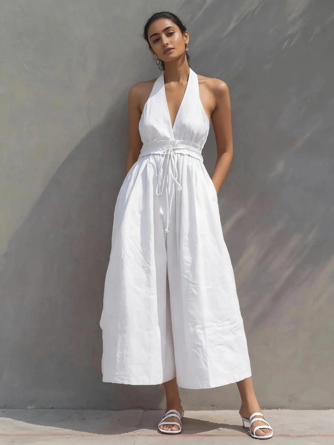 Jessica Halter Neck Jumpsuit