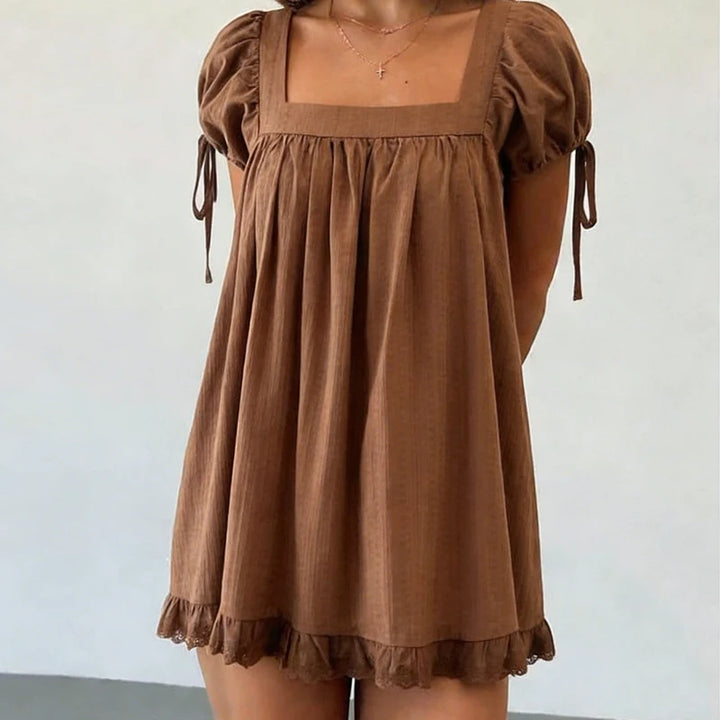 Viviana Square Neck Mini Dress