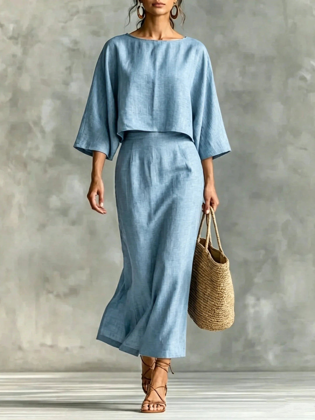 Brynlee Relaxed Skirt Set