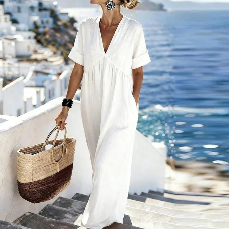 Alisssa Sophisticated Bohemian Maxi Dress