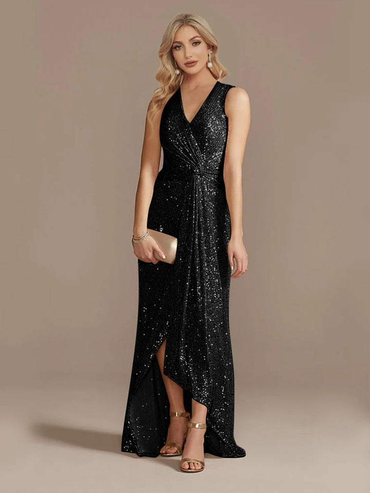 Katherine Sequin Evening Wedding Guest Dress