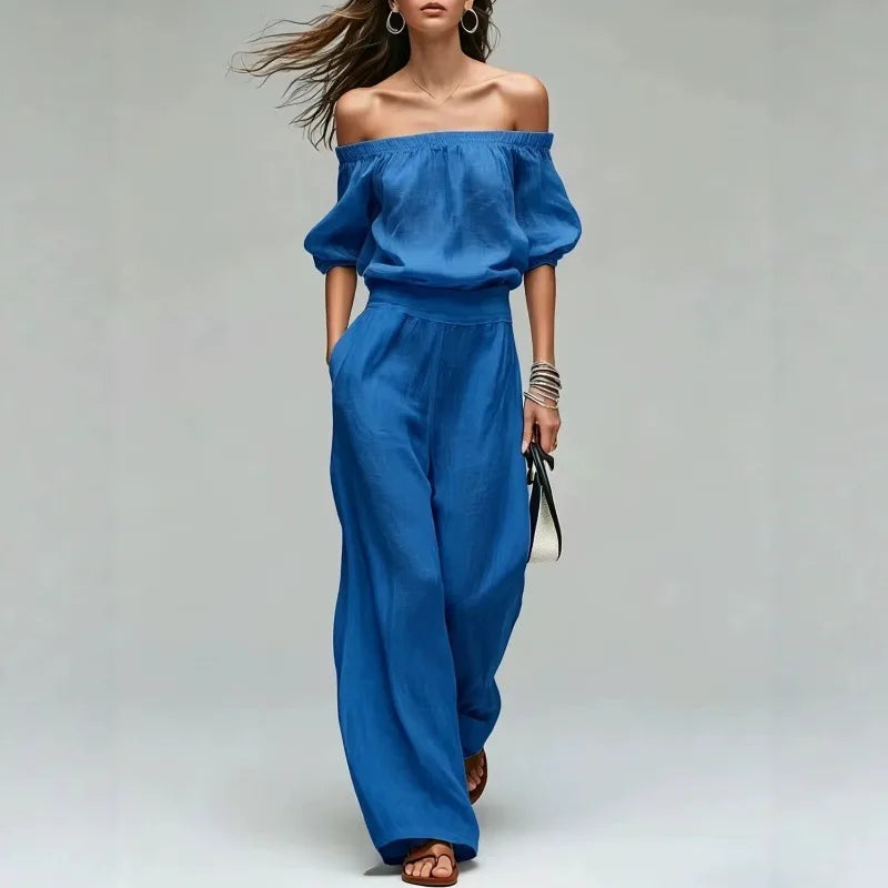 Arabella Off Shoulder Two-Piece Set