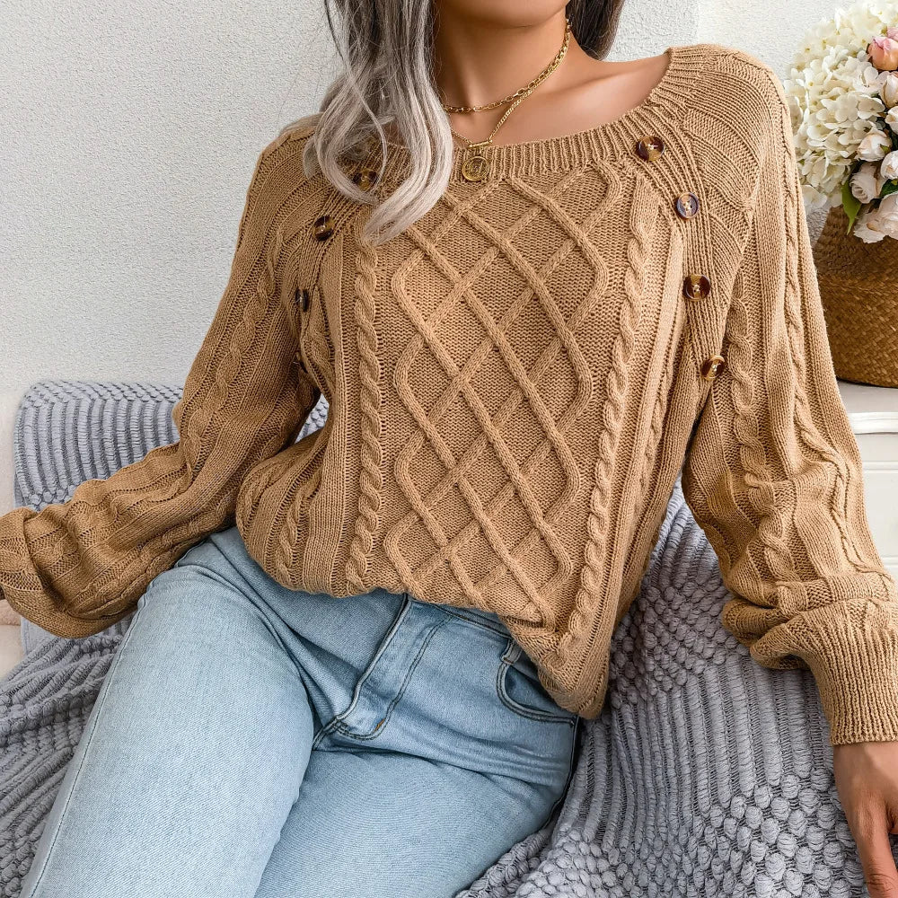Briony Square Neck Sweater