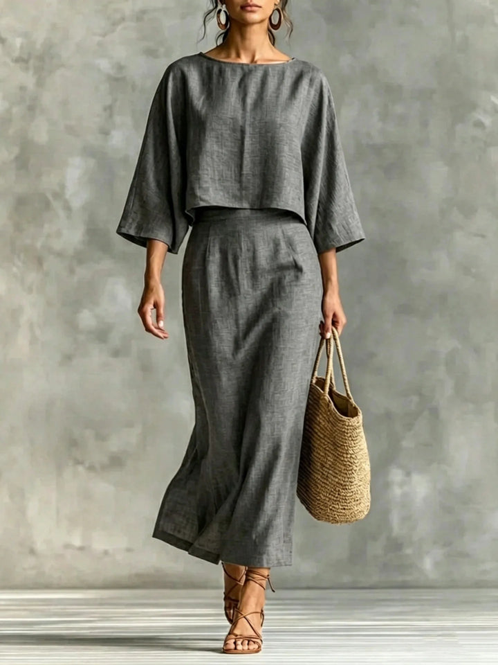 Brynlee Relaxed Skirt Set