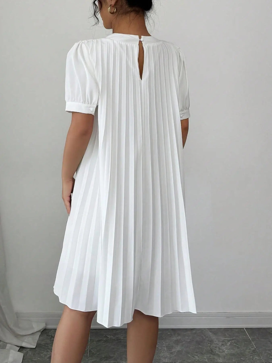 Emmeline Pleated Midi Dress