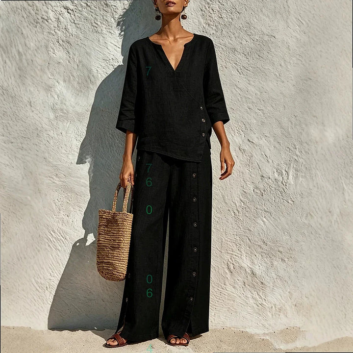 Emmalee Casual Relaxed Two-Piece Set