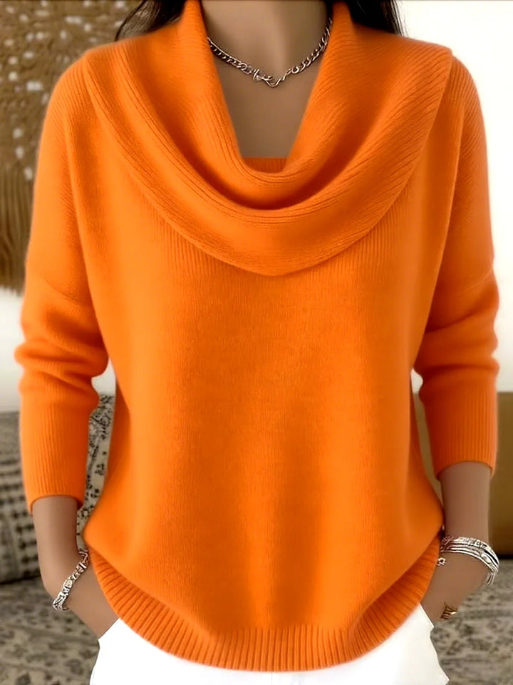Lorelei Cowl Neck Knit Sweater