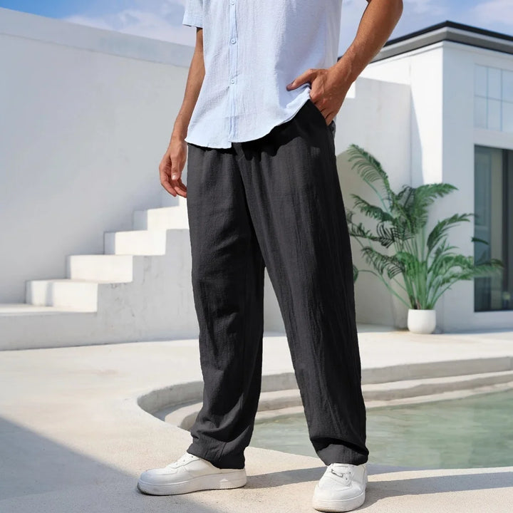 Callum Relaxed Linen Trousers
