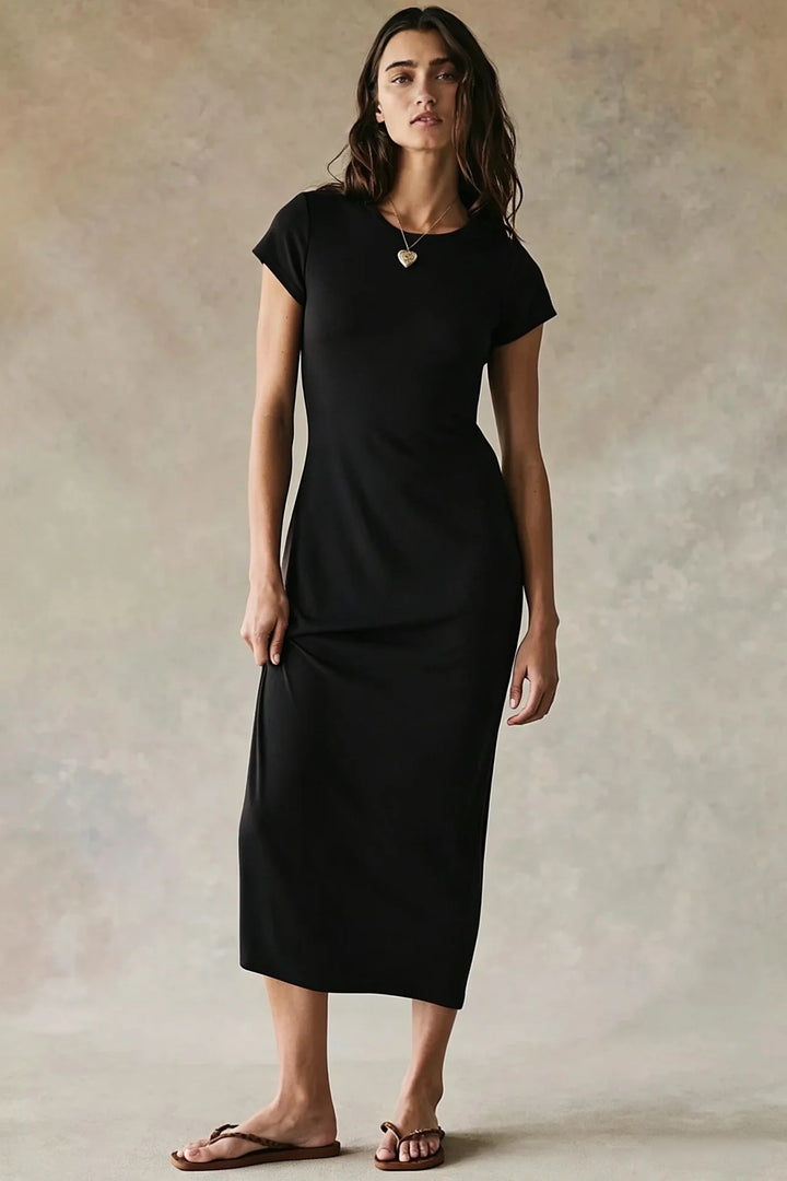 Ashley Elegant Relaxed Midi Dress