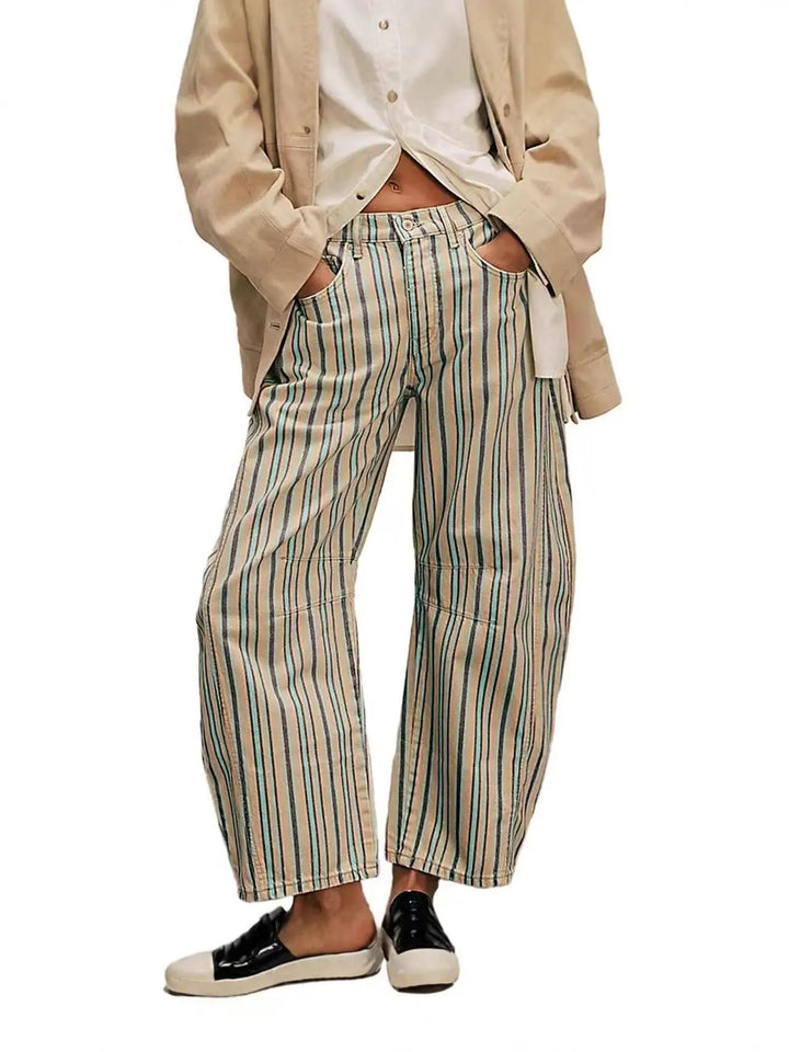 Lorelei Printed Wide Leg Jeans