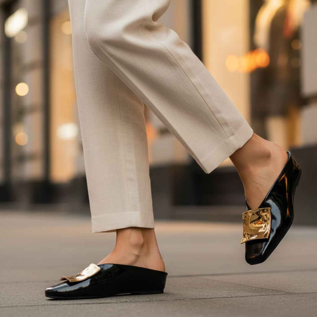 Cornelia Square Toe Flats