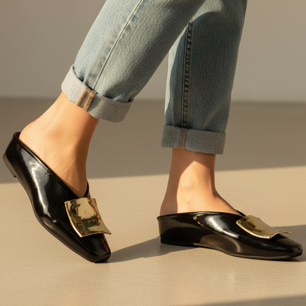 Cornelia Square Toe Flats