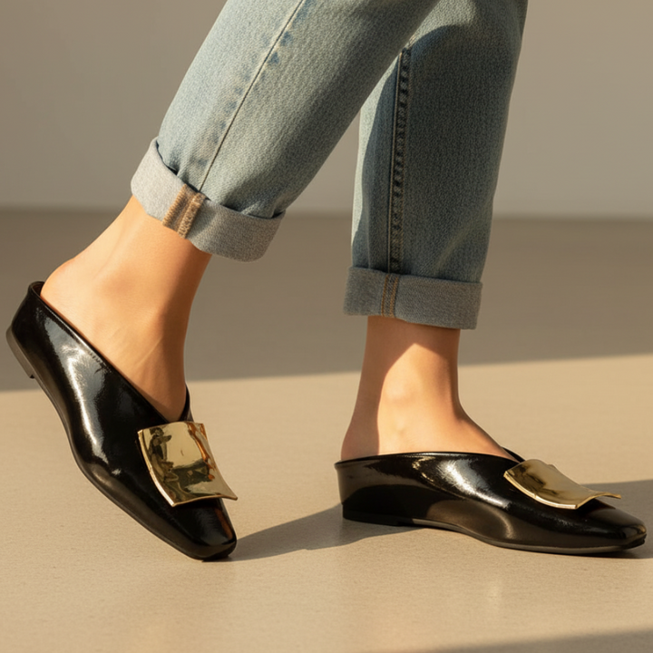 Cornelia Square Toe Flats