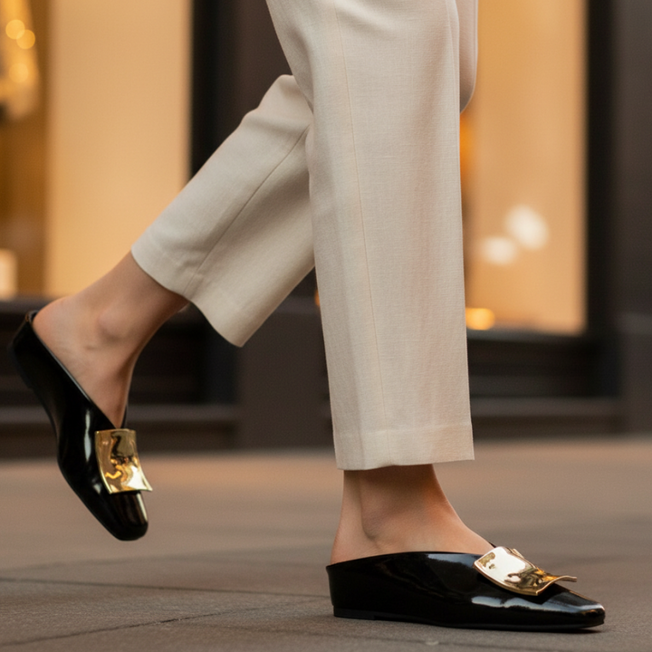Cornelia Square Toe Flats